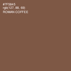 #7F5845 - Roman Coffee Color Image